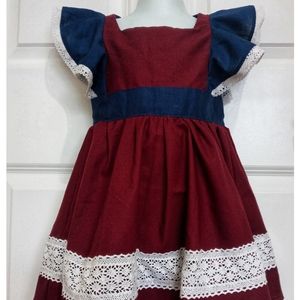 Girls fall dress, autumn outfit, toddler clothes